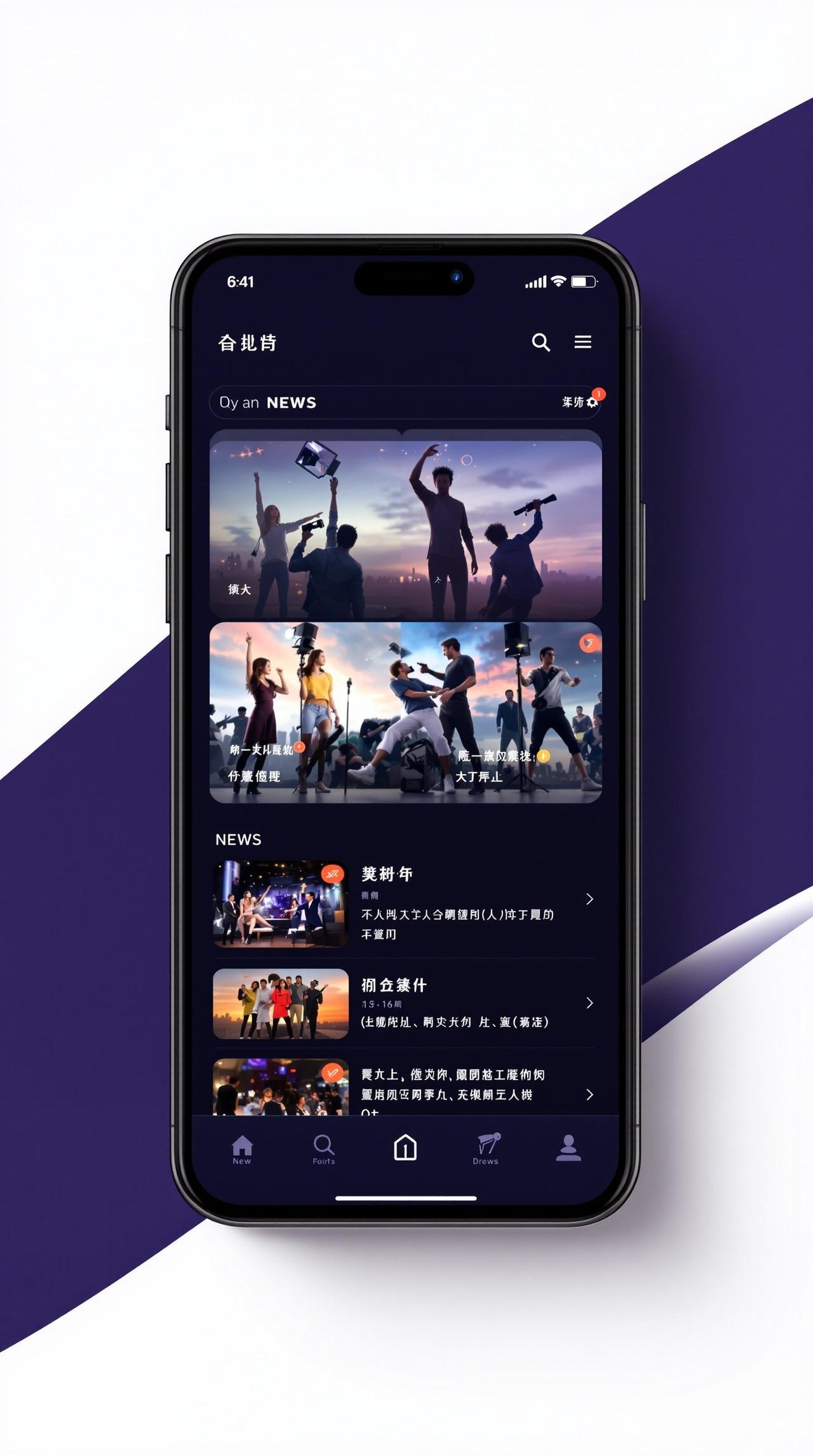实时爆料APP界面预览